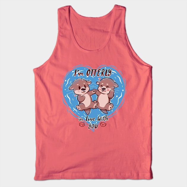 Otterly in Love Tank Top by TechraNova